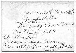 Louis Brody's Springfield Store in 1936 Flood