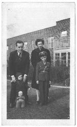 Lt. Richard and family at home in Sunnyside Gardens