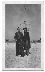 Ben, Dee, and Richard "enjoy" Jones Beach