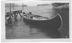 Richard learned to canoe before he learned to wear shoes.