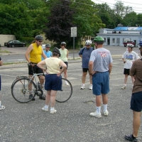 BikeSkillsB4_060715 Saturday morning, the class re-convenes to put the theory into practice -- and the rubber to the road.