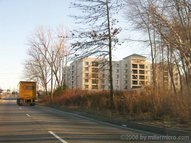 040422CourtyardHotel The Marriott Courtyard Hotel is on Speen Street, just north of Natick Mall. Many hotels and motels are within easy reach of the Cochituate Rail Trail.