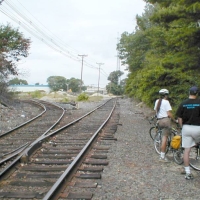 000924WonderbreadSwitch Looking north at the same switch (in 2000, when freight traffic kept the rails shiny).