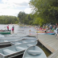 010609CSPBoatRentals Iif you don't want to paddle a canoe or a kayak, you can row your boat.