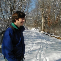 020120CRTJohnBrennanBales John Brennan is  one of the busiest volunteers who  help create the Cochituate Rail Trail.