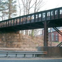 060416Rte9CRTBridge2 A close-up, including Natick's Springvale Pumping Station.