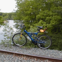 P5150033 Atop the boat tunnel, with Carling Pond beyond.