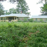 070601ColdRiverCamp_Lodge1 First stop at AMC's Cold River Camp is the Lodge - home base for eating and socializing.