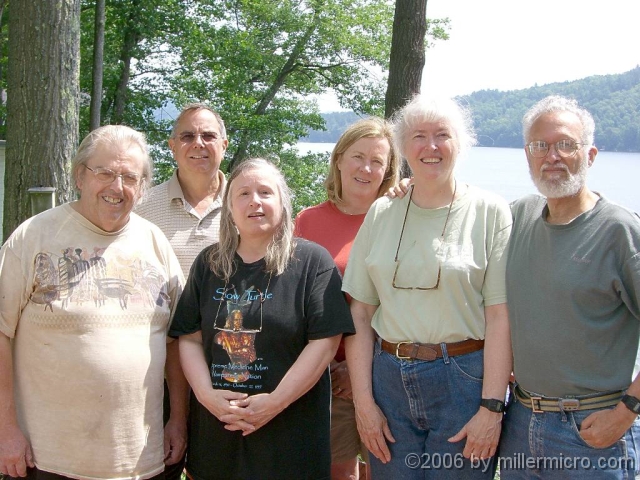 060630AndristGroupPhotoAtLakeMorey Andrist Sisters with spice.
From left front: Bob and Mary Leech, Jill and Dick Miller.
From left rear: Jim and Melissa Hardtke.