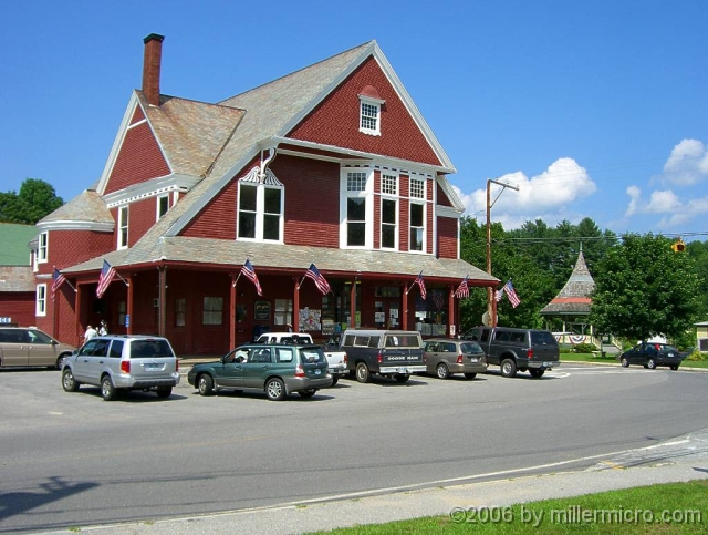060630NewBostonNHGeneralStore On our drive home toward Boston, we stopped at another general store, this lovely old one  in New Boston, NH to buy some bread for sandwiches. The store was so nice that we stayed there to eat our lunch.