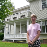 060629ConniesOldHome This is one small part of the Ward home in which Connie grew up, just uphill from her present home.
