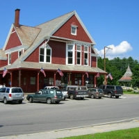 060630NewBostonNHGeneralStore On our drive home toward Boston, we stopped at another general store, this lovely old one  in New Boston, NH to buy some bread for sandwiches. The store was so nice that we stayed there to eat our lunch.