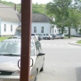 060630NewBostonNHpanorama We sat here, on the front porch of that general store, to eat our lunch. This panorama view (stitched from six hand-held photos, using PhotoSuite 7) shows some of this lovely village center. Note the town common on the left and, on the right between the town library and the river, an old, red sawmill.
(HINT: Tap the Z-key twice for full Zoom. Tap Z-key twice for full Zoom. When this image fills the window vertically, use the left- and right-arrow keys or slide the scroll button to scan across the full-sized panoramic image.)