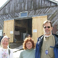 070303AtTheBarn The community farm's main barn hosts more exhibits -- farm animals, farm tools, and more.