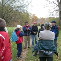 061026RockyNarrows9 SNAP hikes feature frequent pauses to discuss points of interest.