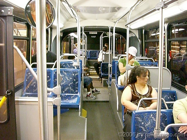 060727SilverLine3 And oh, so luxurious! Bright, well air-conditioned on a hot day, every bit as nice as subway cars.