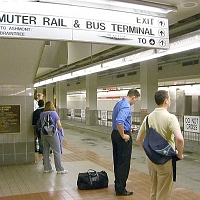 060727SilverLine1 First, of course, one must get there. We took the MBTA, Boston's subway system. The regular 