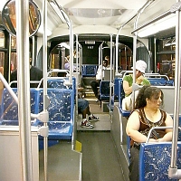 060727SilverLine3 And oh, so luxurious! Bright, well air-conditioned on a hot day, every bit as nice as subway cars.